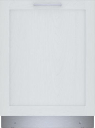 Bosch - 300 Series 24" ADA Compliant Top Control Smart Built-In Stainless Steel Tub Dishwasher, 48 dBA - Custom Panel Ready