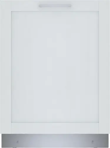 Front. Bosch - 300 Series 24" ADA Compliant Top Control Smart Dishwasher with Stainless Steel Tub, 48 dBA - Custom Panel Ready.