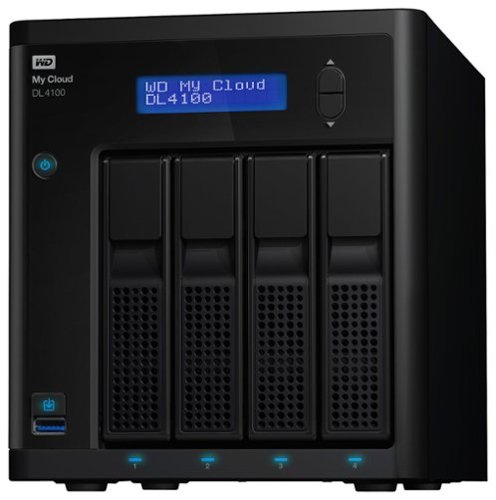  WD - My Cloud Business Series DL4100 8TB 4-Bay External Network Storage (NAS) - Black
