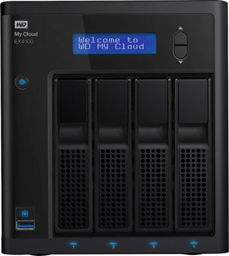 WD - My Cloud Expert 4-Bay External Network Storage (NAS) - Black