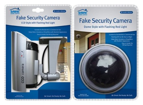 Sabre - Fake Security Cameras (2-Pack) - White/Black