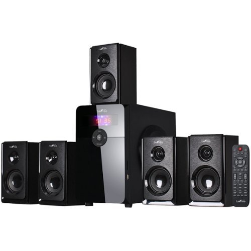 beFree Sound - Powered Wireless Speaker System - Black-Front_Standard 