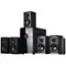 beFree Sound - Powered Wireless Speaker System - Black-Front_Standard