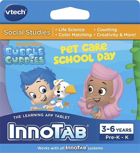  VTech - InnoTab Bubble Guppies: Pet Care School Day Game - Multi