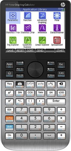  HP - Prime Portable Graphing Calculator - Black/Silver