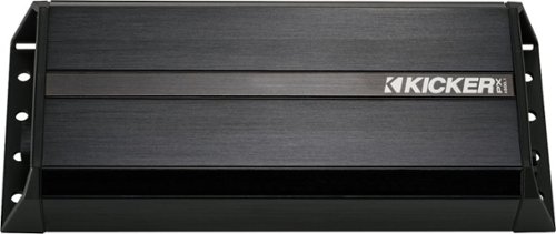 KICKER - PXA-Series 500W Class D Mono Amplifier with Selectable Low-Pass Crossover - Black