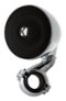 KICKER - PSM 3" Mini-Enclosed Handlebar Speakers (Pair) - Black/Silver-Front_Standard