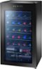 Insignia™ - 34-Bottle Wine Cooler - Black-Front_Standard