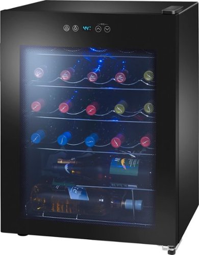  Insignia™ - 24-Bottle Wine Cooler - Black