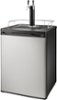 Insignia™ - 5.6 Cu. Ft. 2-Tap Beverage Cooler Kegerator - Stainless Steel-Angle_Standard