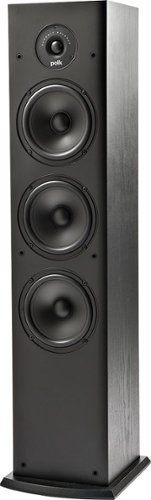  Polk Audio - T50 150 Watt Home Theater Floor Standing Tower Speaker (Single) - Amazing Sound | Dolby and DTS Surround - Black