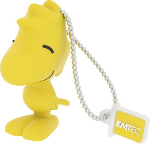  EMTEC - 3D Woodstock 8GB USB 2.0 Type A Flash Drive - Yellow