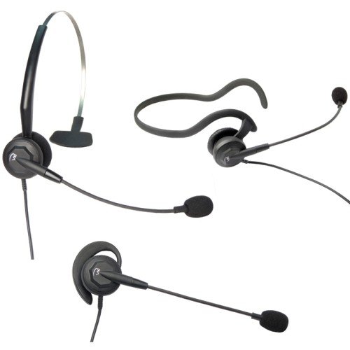 VXi - Tria V Convertible Headset - Steel gray-Front_Standard 