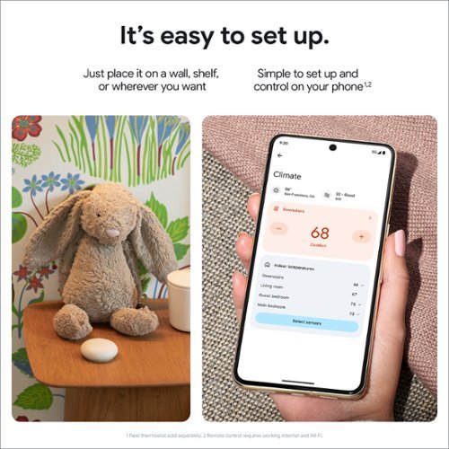 Google Nest Temperature Sensor (2nd gen) 3-pack - Porcelain BUY IN MIDDLE EAST