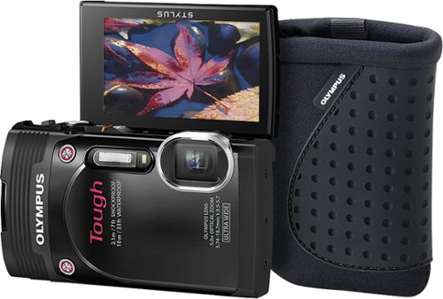  Olympus - Stylus TOUGH TG-850 16.0-Megapixel Waterproof Digital Camera - Black