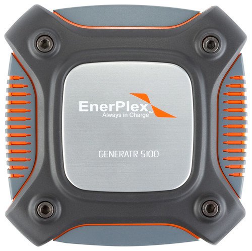  EnerPlex - Generatr S100 Portable Charger - Gray/Orange