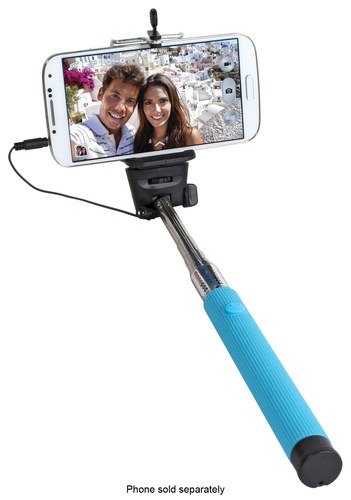  Digital Treasures - Clickstick! Wired Selfie Stick - Blue