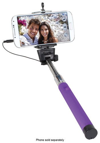  Digital Treasures - Clickstick! Wired Selfie Stick - Purple
