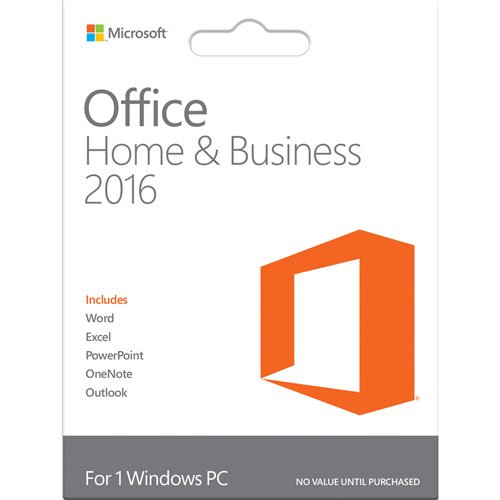  Microsoft - Office Home &amp; Business 2016 (1 PC)