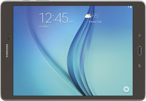  Samsung - Geek Squad Certified Refurbished Galaxy Tab A - 9.7&quot; - 16GB - Smoky Titanium