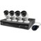 Swann - 8-Channel, 4-Camera Indoor/Outdoor High-Definition DVR Surveillance System - Black-Left_Standard