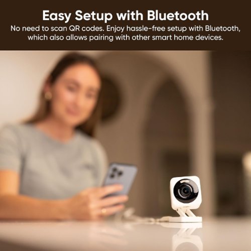 Wyze Cam V4 2.5k QHD WiFi, Indoor/Outdoor, Wired Security Camera with Color Night Vision - Black BUY IN EUROPE