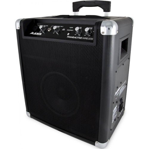 Alesis - TransActive Wireless Portable Speaker System - Black-Front_Standard 