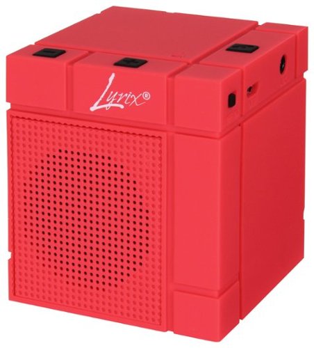  Lyrix - MIXX Portable Bluetooth Speaker - Red