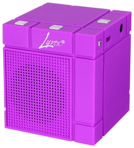  Lyrix - MIXX Portable Bluetooth Speaker - Purple
