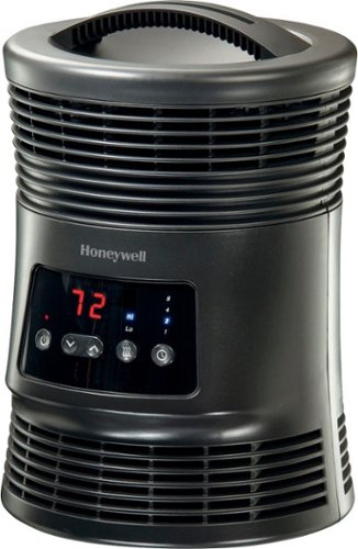  Honeywell 360 Surround Digital Fan-Forced Heater - Black - Black