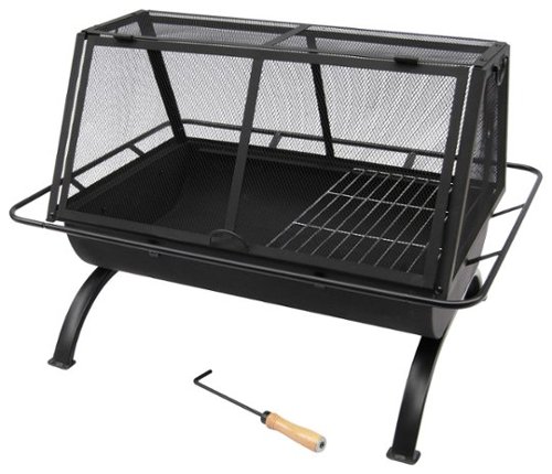Landmann - Northwoods Fire Pit - Black-Front_Standard 