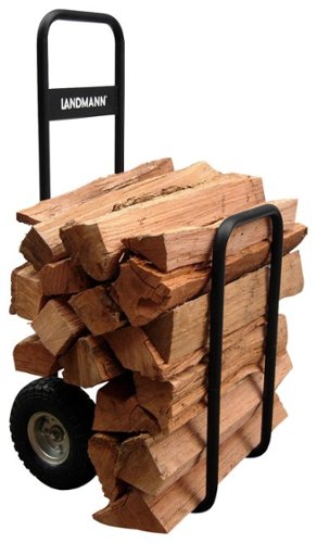Landmann - Firewood Log Caddy - Black-Front_Standard 