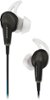 Bose - QuietComfort 20 (iOS) Wired Noise Cancelling In-Ear Earbuds - Black-Front_Standard