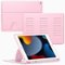 VIKESI - Magnetic Case for iPad 10.2" 7th/8th/9th Gen, Shockproof, Pencil Holder, Auto Wake/Sleep, Multi-Angle Stand - Pink-Front_Standard