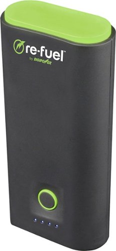  Digipower - Re-Fuel Portable Lithium-Ion Charger 5200 mAh - Black