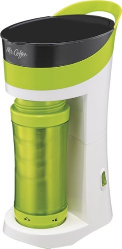 Mr. Coffee - Brew Pour and Go Single-Serve Coffeemaker - Green-Angle_Standard 