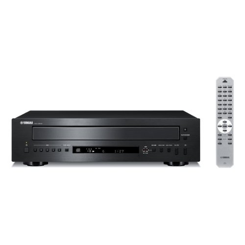 Yamaha - CD-C603BL 5-Disc CD Changer with USB Playback and PlayXChange - Black-Front_Standard 