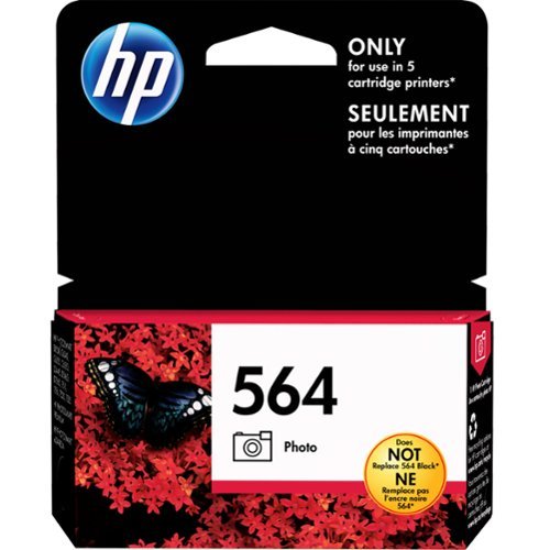 HP - 564 Standard Capacity Ink Cartridge - Photo Black-Front_Standard 