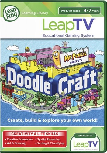  LeapFrog - Mr. Pencil Presents DoodleCraft Video Game for LeapTV Systems