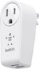 Belkin - Boost Up 2-Port Swivel Charger and Outlet - White-Front_Standard