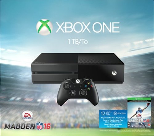  Microsoft - Xbox One Madden NFL 16 Bundle - Black