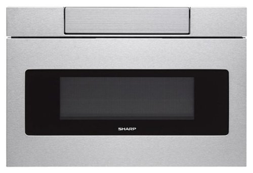 Sharp - 30" 1.2 Cu. Ft. Built-in Microwave Drawer - Stainless steel