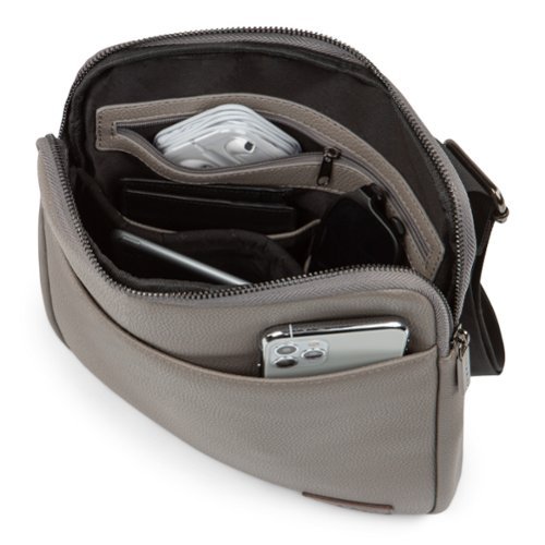 Bugatti Contrast collection - Crossbody bag - Gray WORLDWIDE DELIVERY
