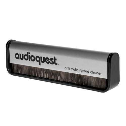 AudioQuest - LP Record Clean Brush - Black-Front_Standard 