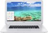 Acer - 15.6" Chromebook - Intel Celeron - 4GB Memory - 16GB Solid State Drive - Linen White-Front_Standard