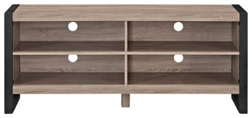 Walker Edison - TV Stand for Most TVs Up to 60" - Gray-Front_Standard 