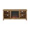Walker Edison - 58" Open Storage Fireplace TV Stand for Most TVs Up to 65" - Barnwood-Front_Standard