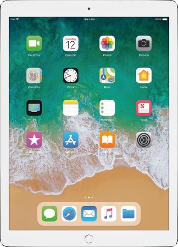  Apple - 12.9-Inch iPad Pro with Wi-Fi + Cellular - 128GB - Silver