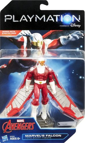  Hasbro - Playmation Marvel Avengers Marvel's Falcon Hero Smart Figure - Red/White
