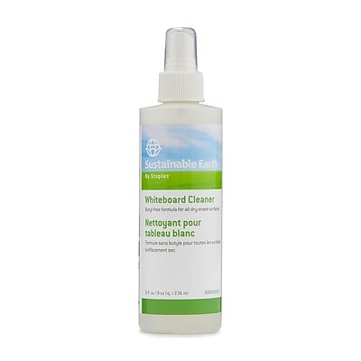 Sustainable Earth by Staples - Whiteboard Cleaner, 8 oz., (SEB500008-C-CC) - Clear